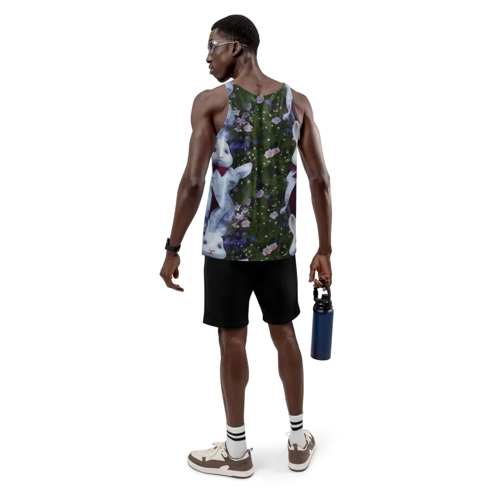 Hip, Sharp Focus, Beautiful on Men's Tank Top — Back
