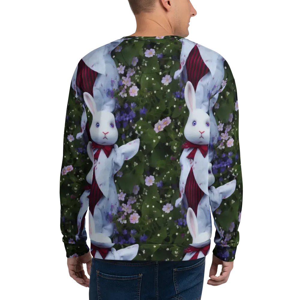 Hip, Sharp Focus, Beautiful on Sweatshirt — Back
