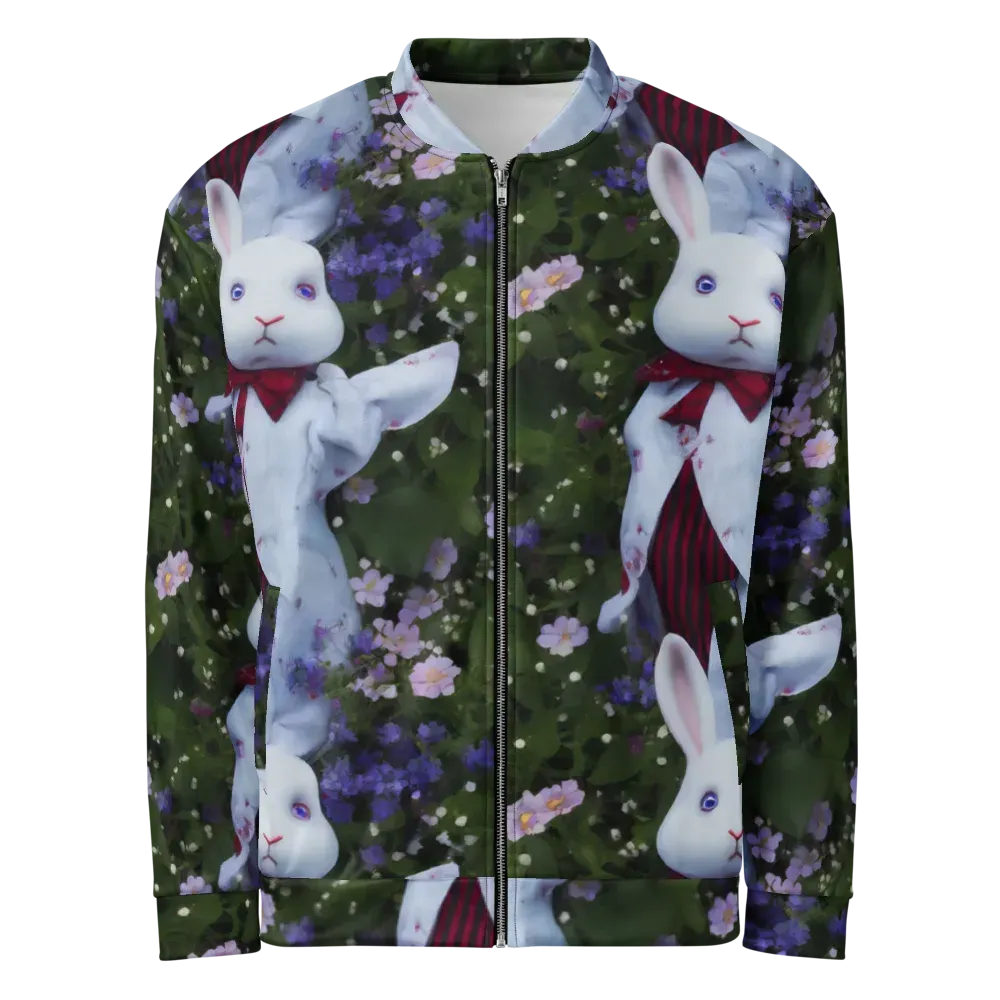 Hip, Sharp Focus, Beautiful on Bomber Jacket — Front