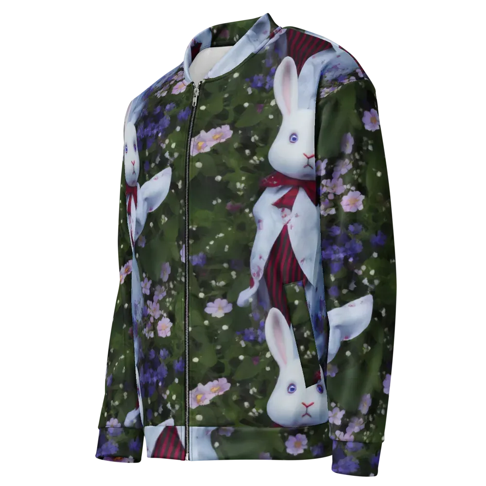 Hip, Sharp Focus, Beautiful on Bomber Jacket — Left Front