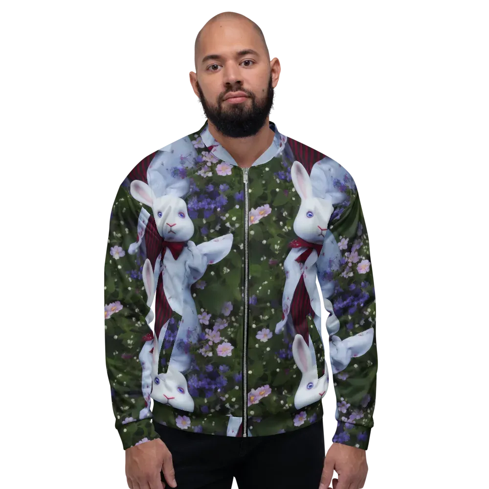 Hip, Sharp Focus, Beautiful on Bomber Jacket — Front