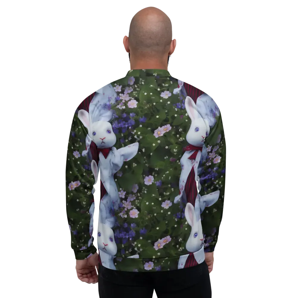 Hip, Sharp Focus, Beautiful on Bomber Jacket — Back