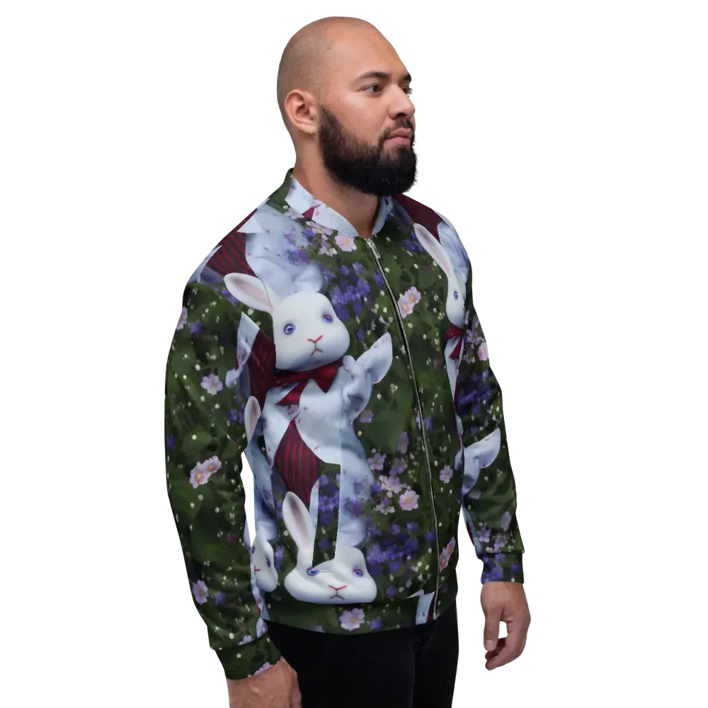 Hip, Sharp Focus, Beautiful on Bomber Jacket — Right