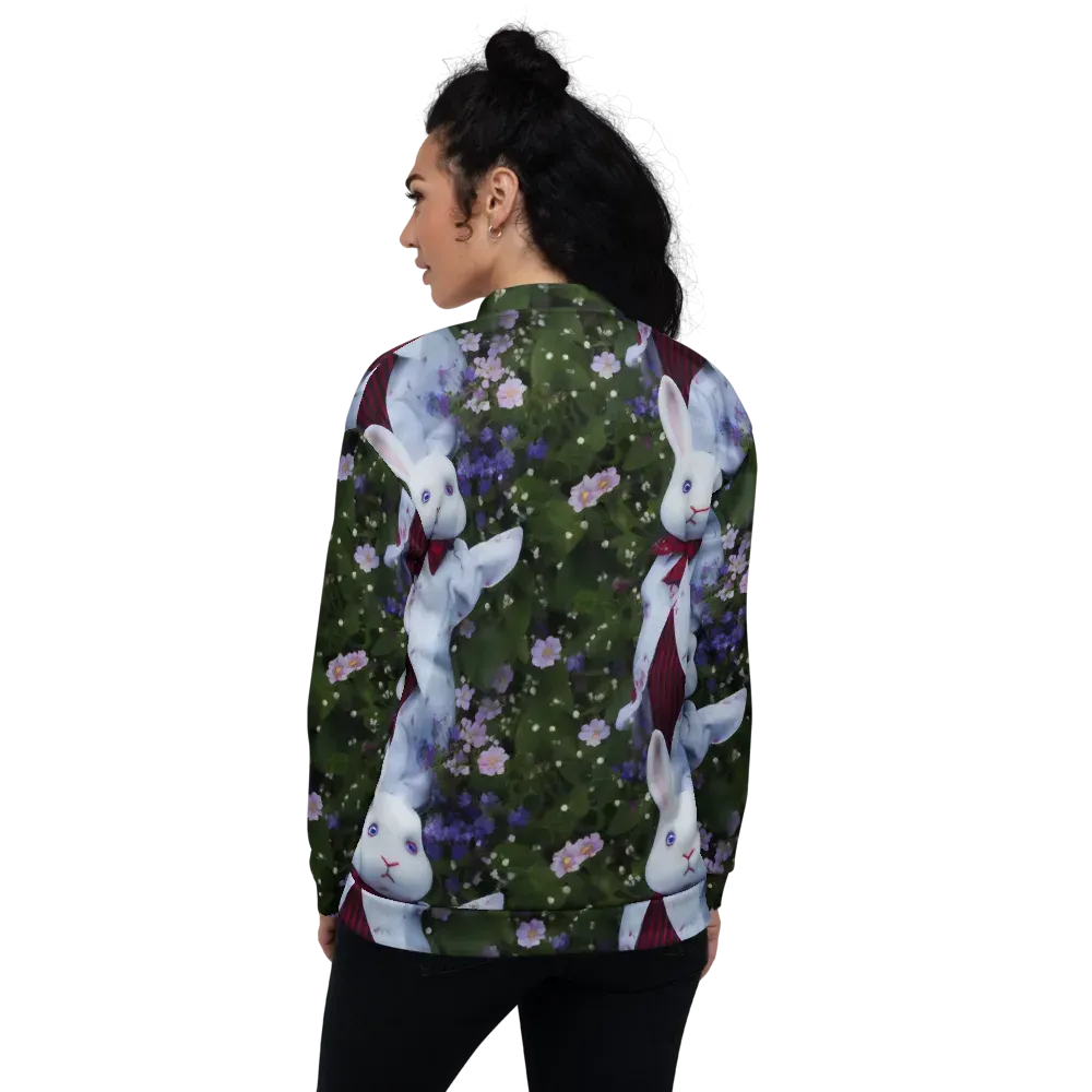 Hip, Sharp Focus, Beautiful on Bomber Jacket — Back