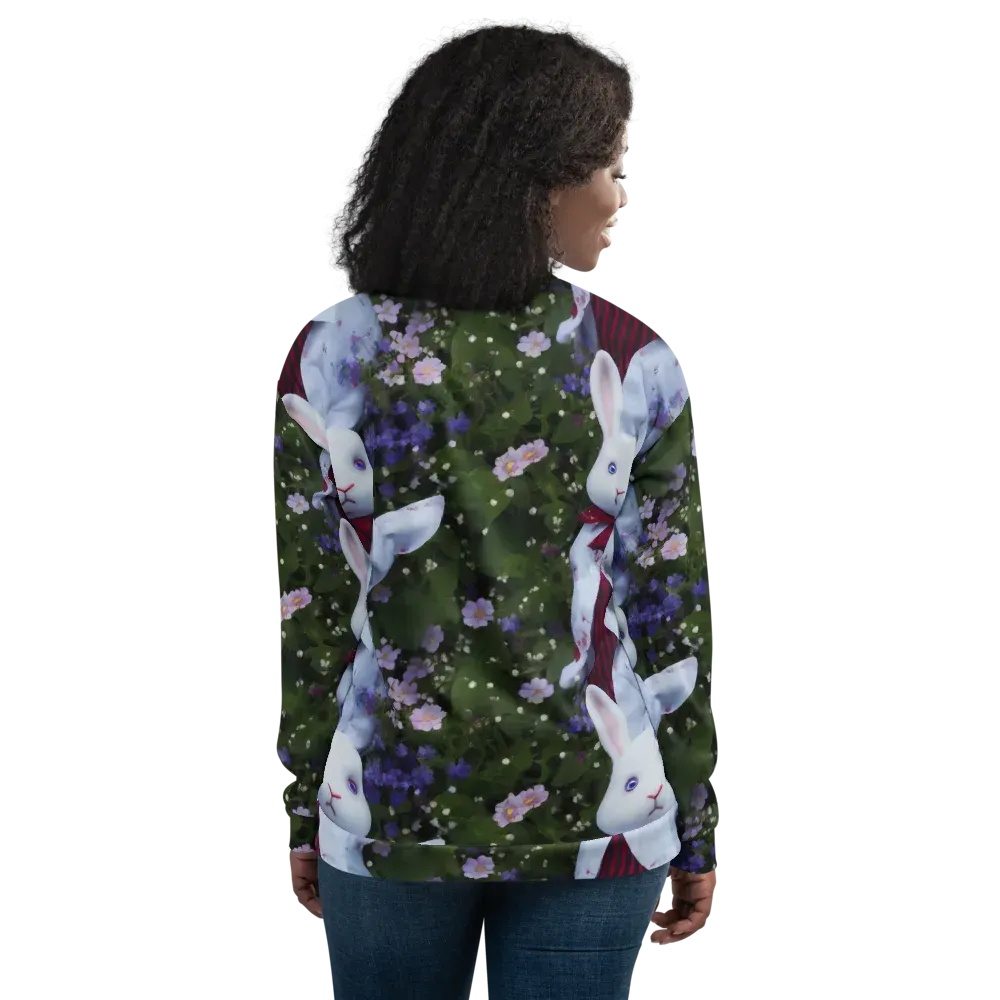 Hip, Sharp Focus, Beautiful on Bomber Jacket — Back