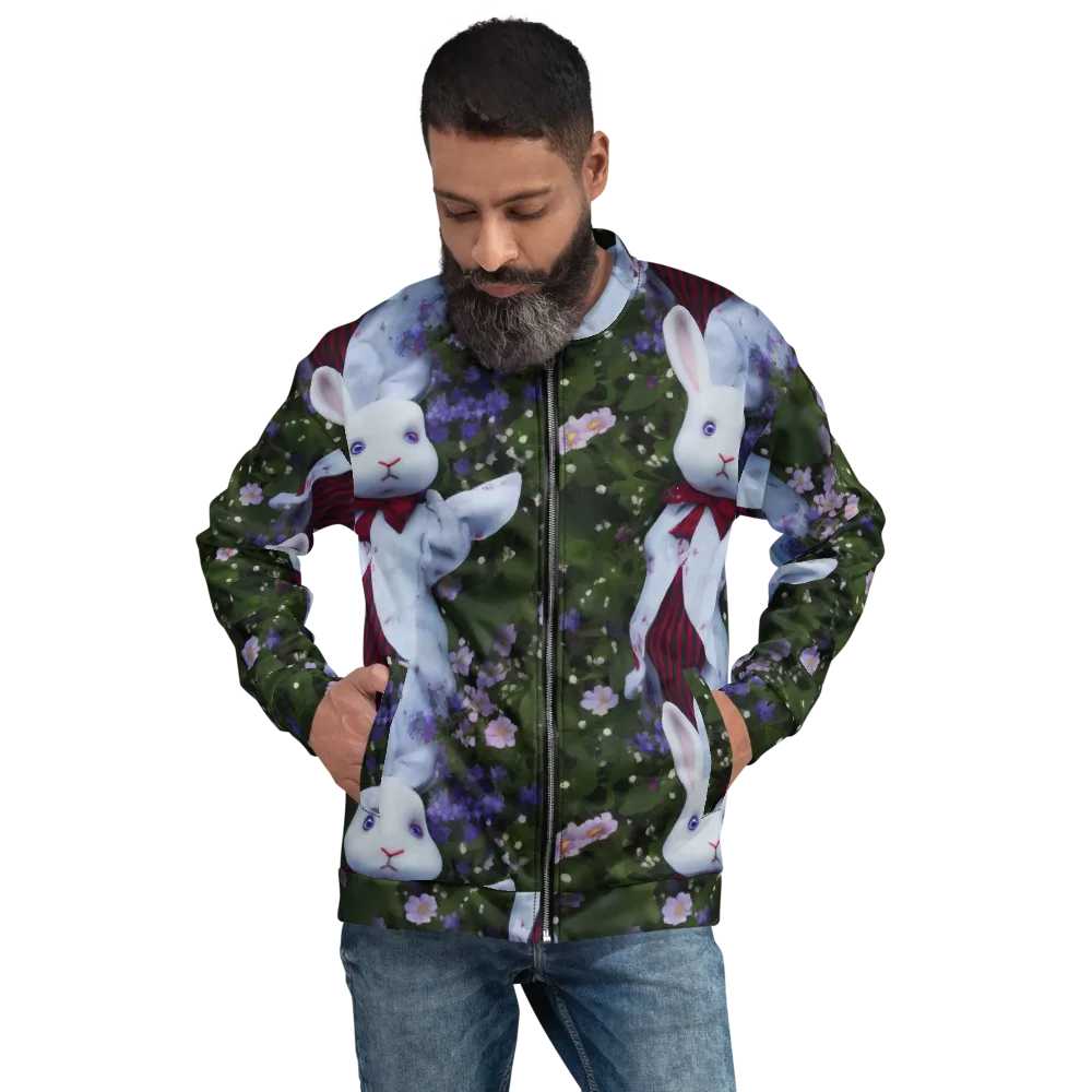 Hip, Sharp Focus, Beautiful on Bomber Jacket — Front