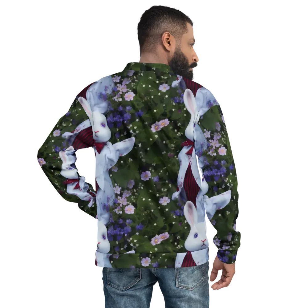 Hip, Sharp Focus, Beautiful on Bomber Jacket — Back
