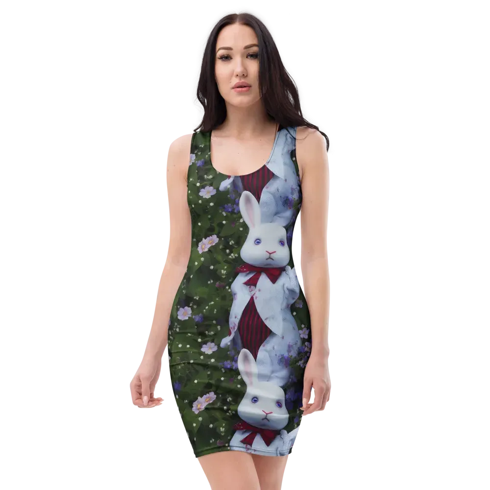 Hip, Sharp Focus, Beautiful on Bodycon Dress — Front
