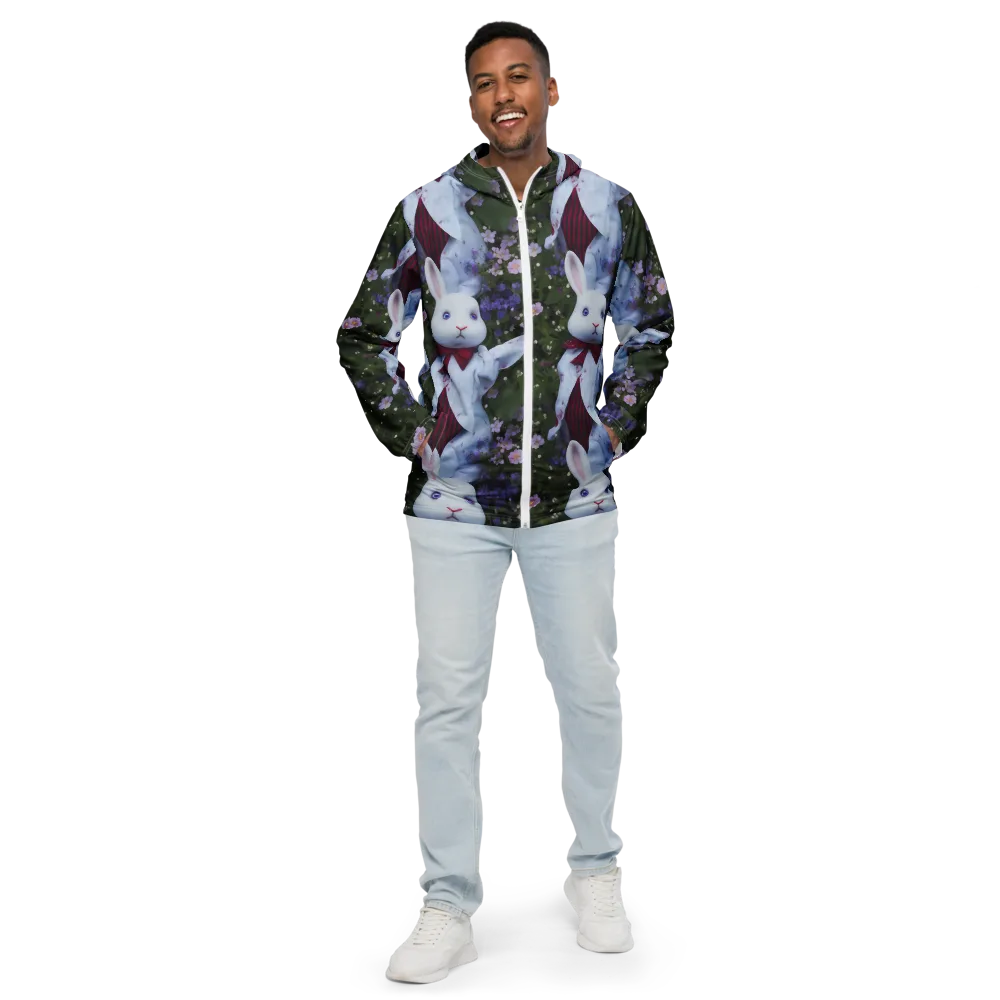 Hip, Sharp Focus, Beautiful on Men's Windbreaker — Front