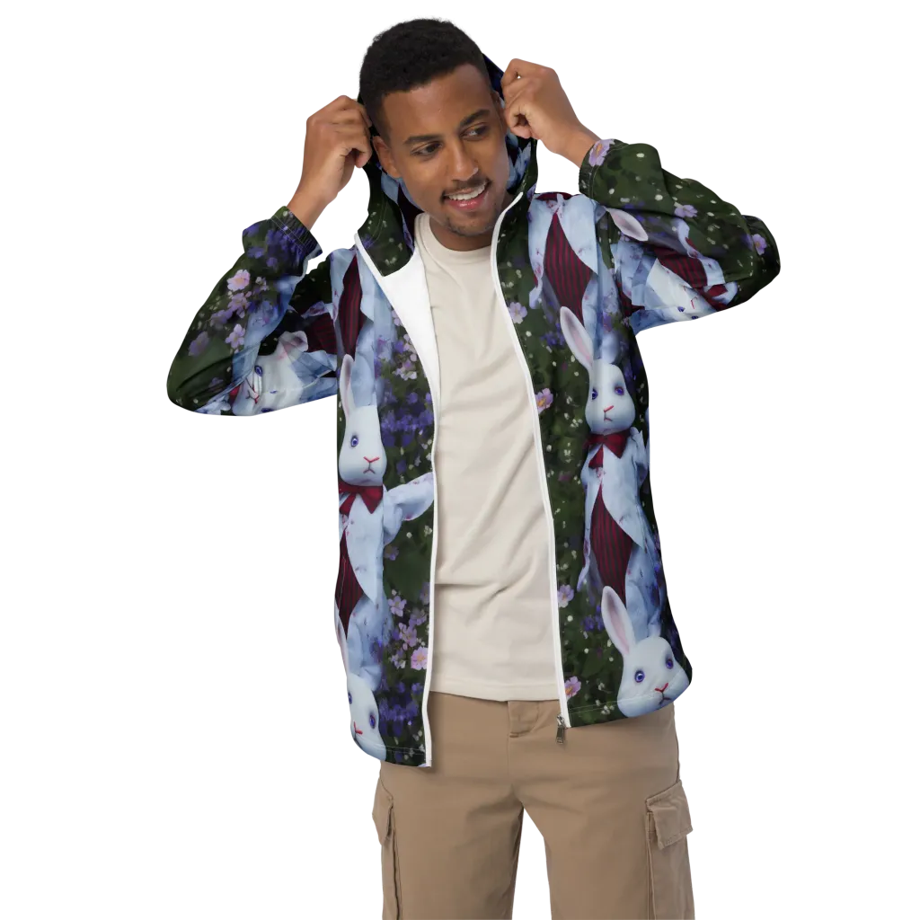 Hip, Sharp Focus, Beautiful on Men's Windbreaker — Front