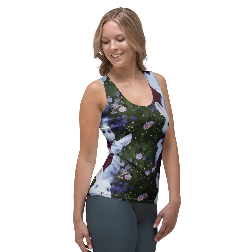 Hip, Sharp Focus, Beautiful on Women's Tank Top — Right Front