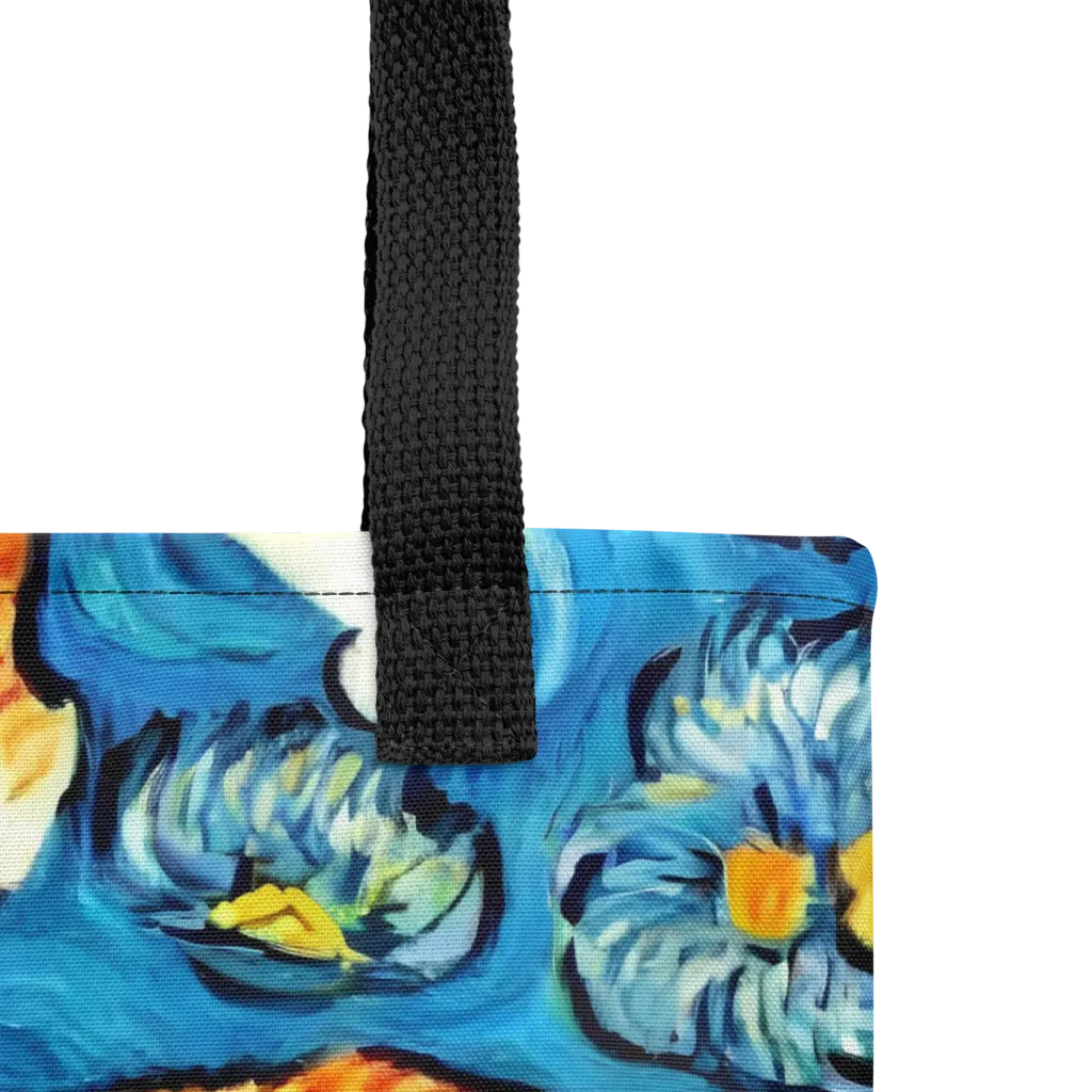 Indigo Marmalade Cats on Tote Bag — Product details