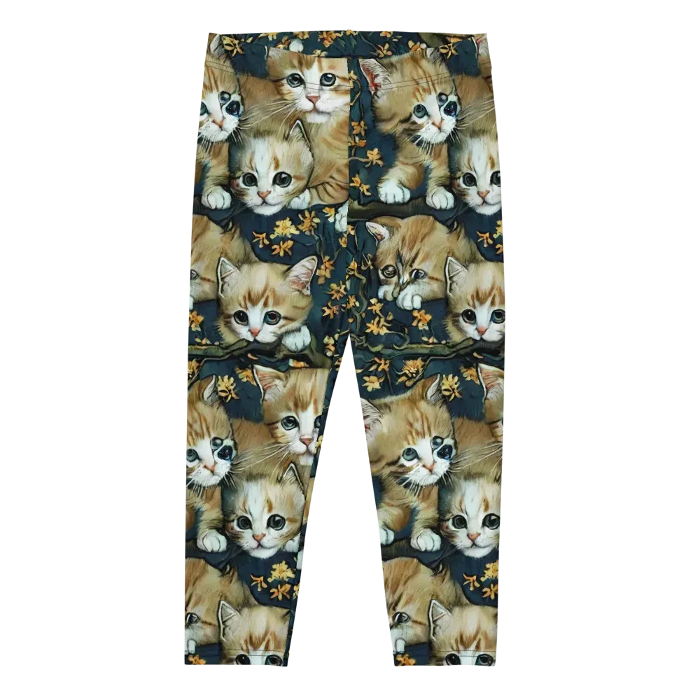 Psychedelic, Aries Moross on Capri Leggings — Front