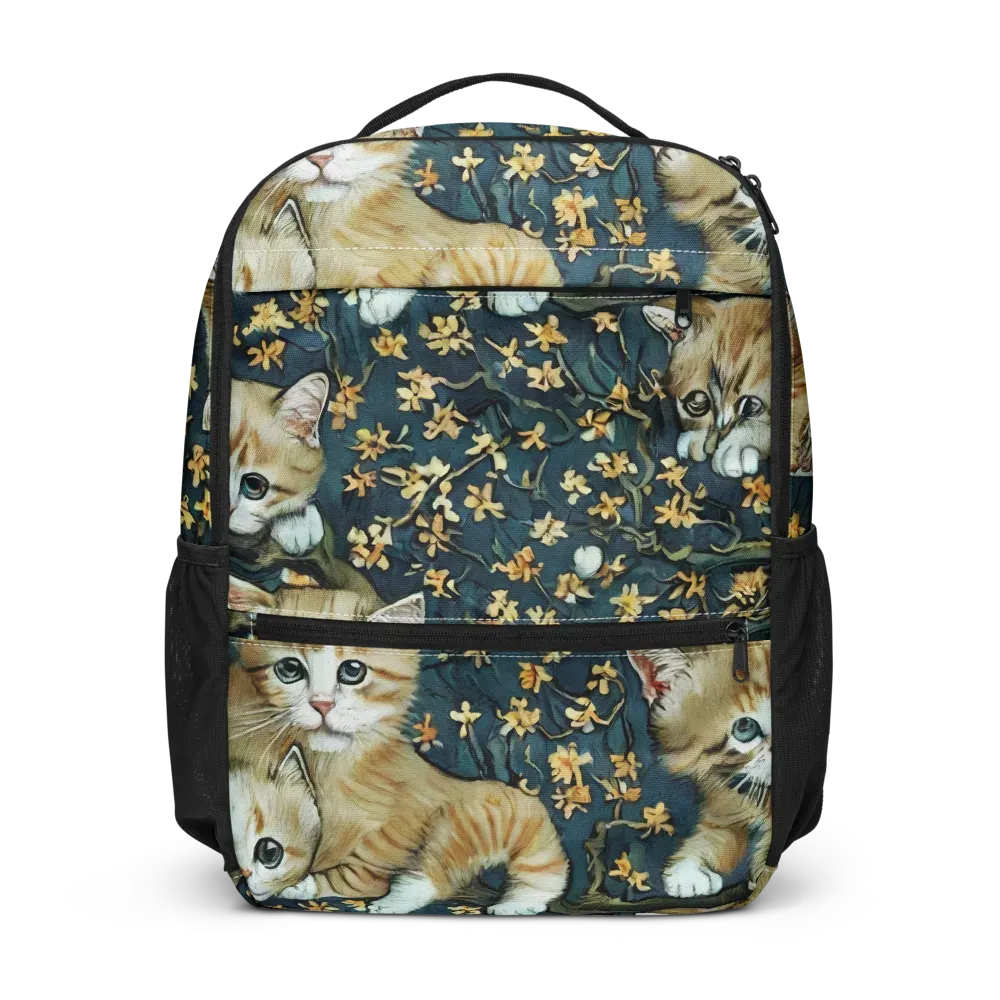 Psychedelic, Aries Moross on Utility Backpack — Front