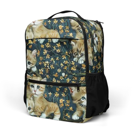 Psychedelic, Aries Moross on a Utility Backpack