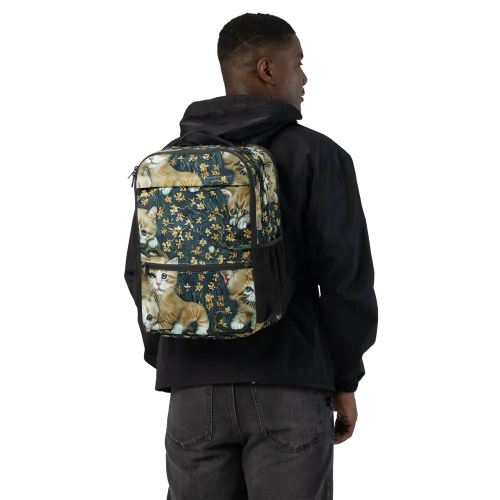 Psychedelic, Aries Moross on Utility Backpack — Back