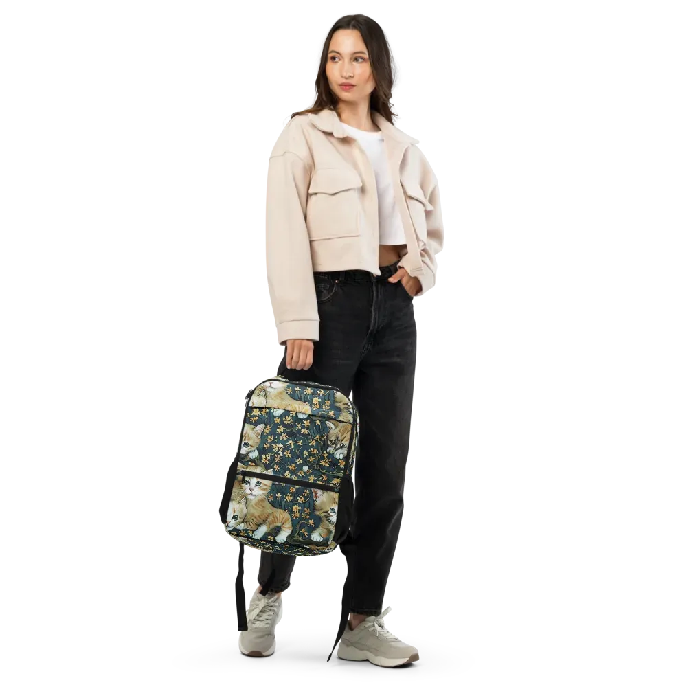 Psychedelic, Aries Moross on Utility Backpack — Front