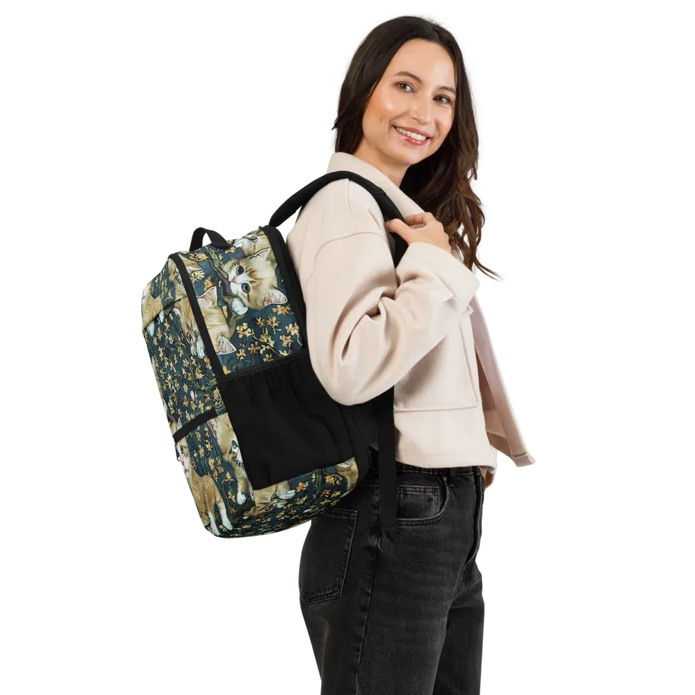 Psychedelic, Aries Moross on Utility Backpack — Right