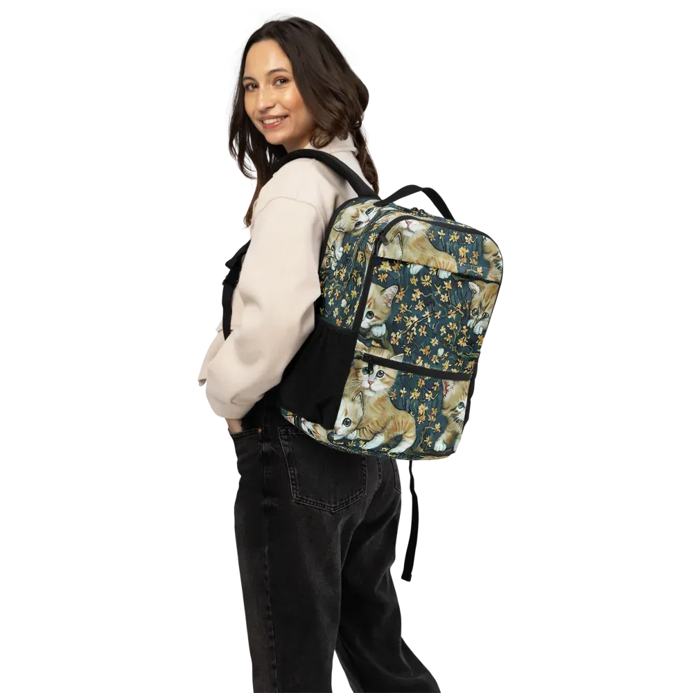 Psychedelic, Aries Moross on Utility Backpack — Back
