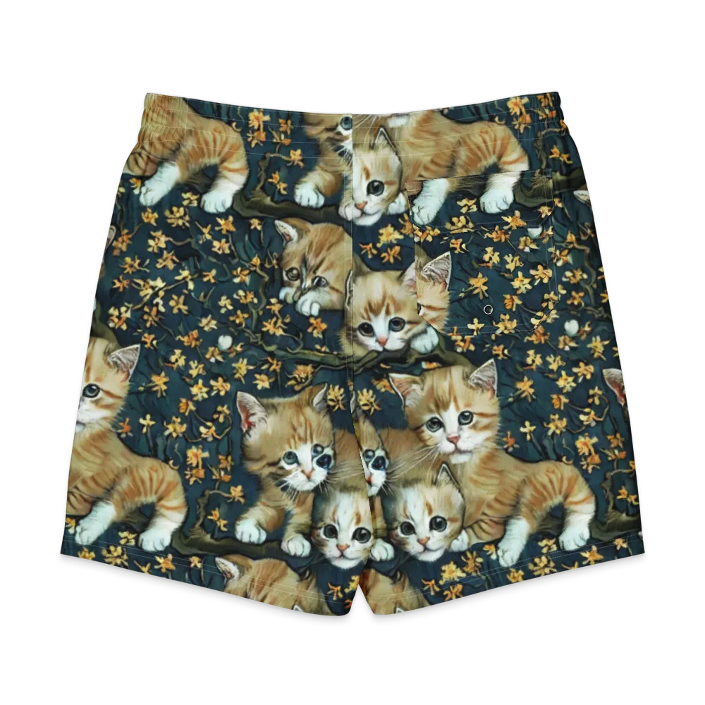 Psychedelic, Aries Moross on Men's Board Shorts — Back