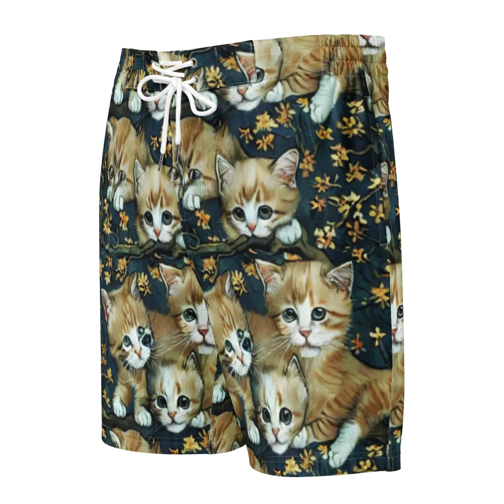 Psychedelic, Aries Moross on Men's Board Shorts — Front