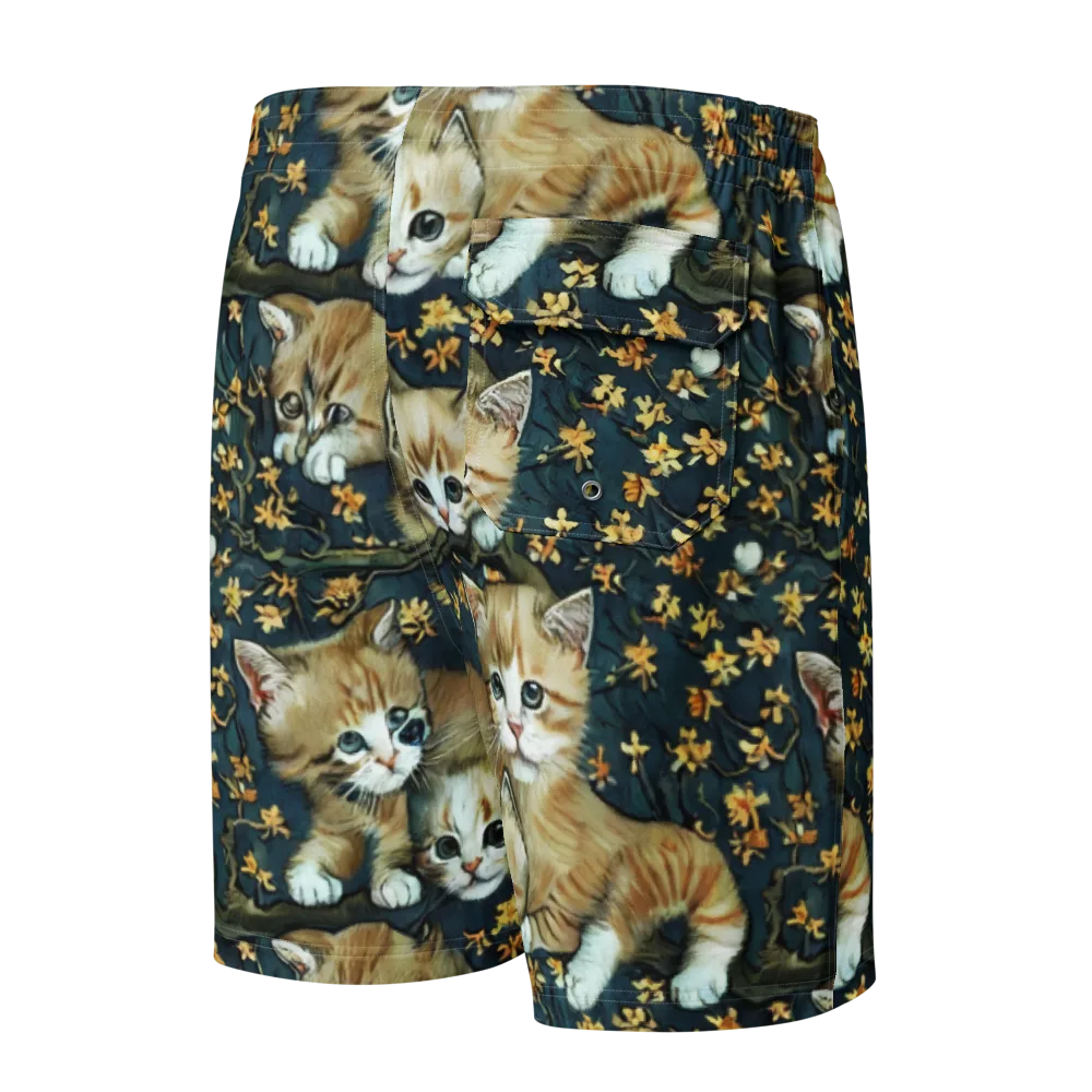 Psychedelic, Aries Moross on Men's Board Shorts — Back