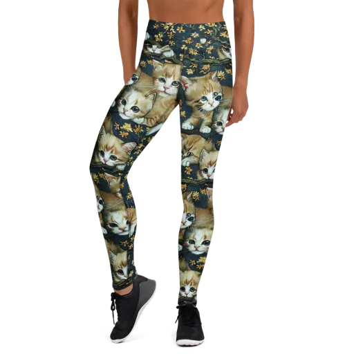 Psychedelic, Aries Moross on a Yoga Leggings