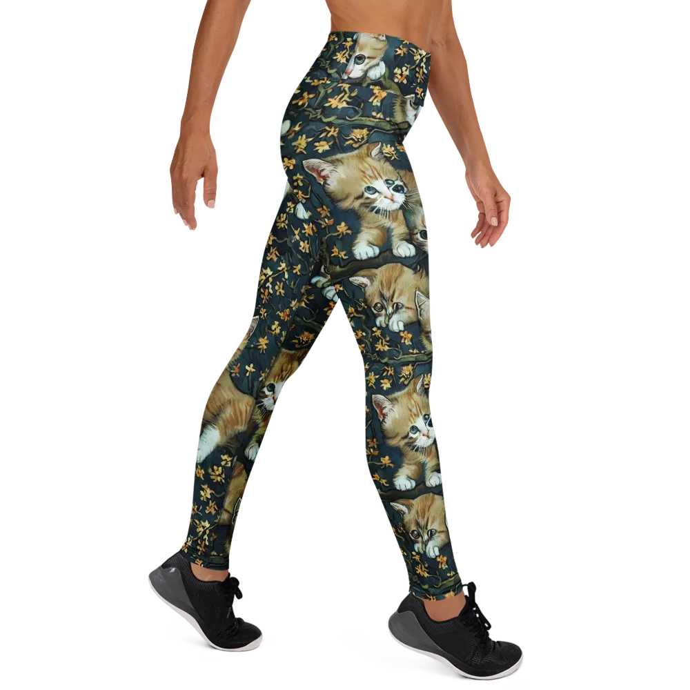 Psychedelic, Aries Moross on Yoga Leggings — Right