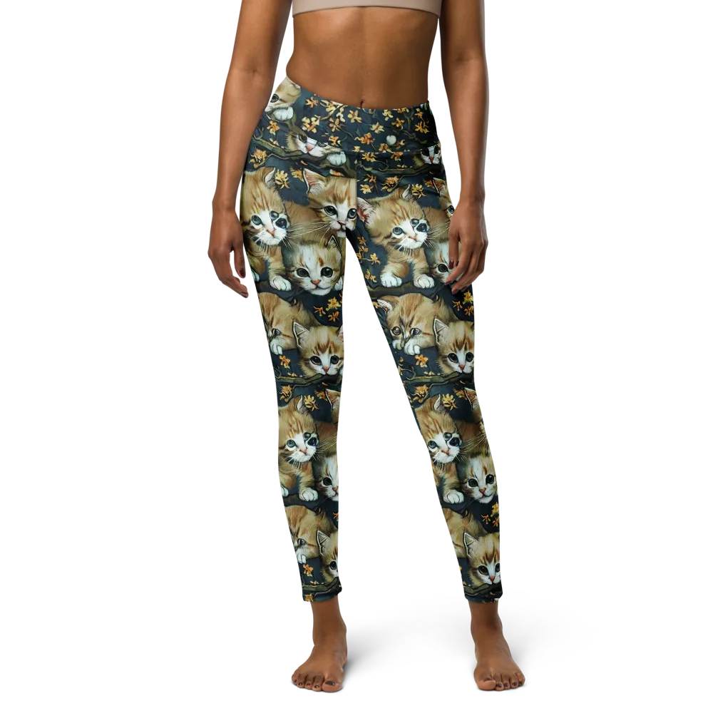 Psychedelic, Aries Moross on Yoga Leggings — Front