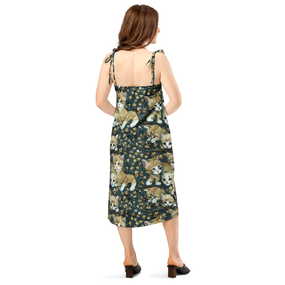 Psychedelic, Aries Moross on Slip Dress — Back