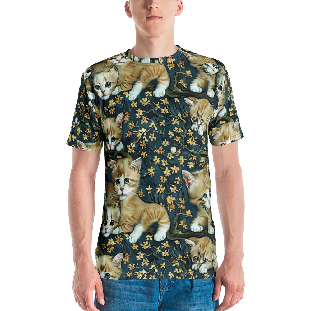 Psychedelic, Aries Moross on Men's Crew Neck T-Shirt — Front