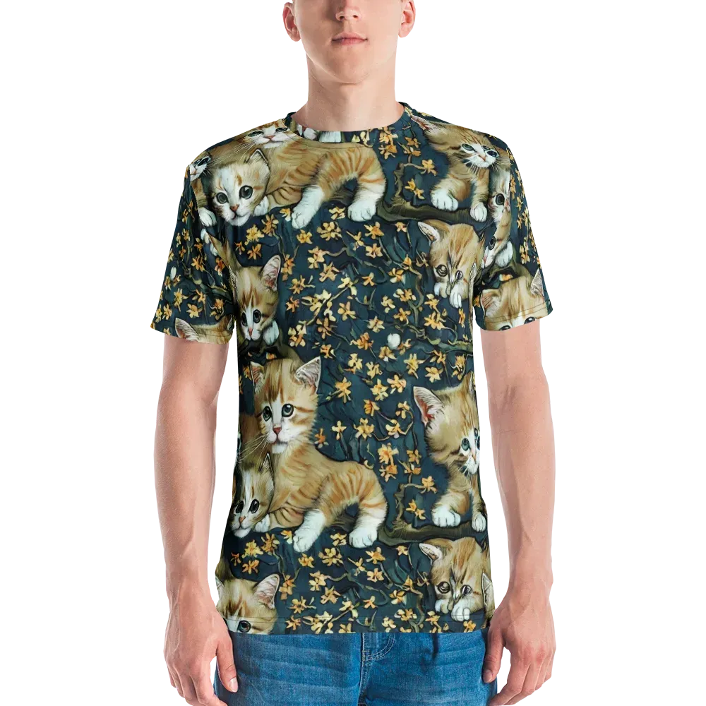 Psychedelic, Aries Moross on Men's Crew Neck T-Shirt — Front