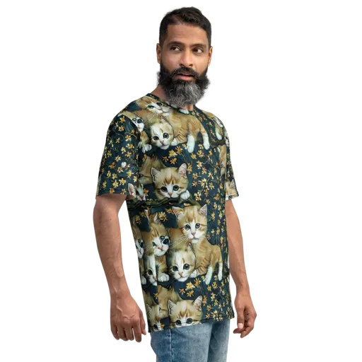 Psychedelic, Aries Moross on a Men's Crew Neck T-Shirt