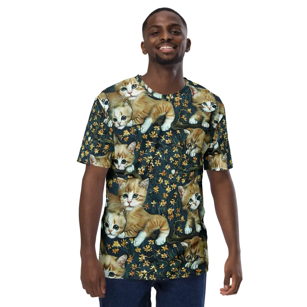 Psychedelic, Aries Moross on Men's Crew Neck T-Shirt — Front