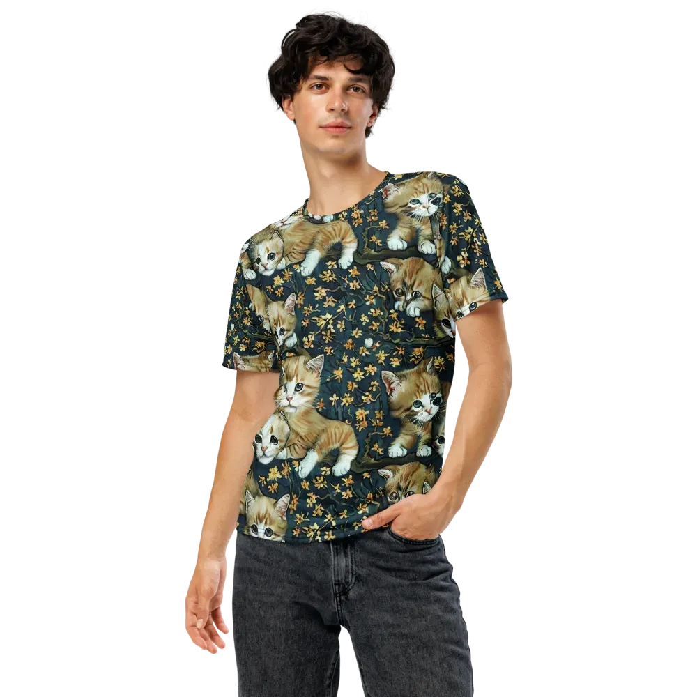 Psychedelic, Aries Moross on Men's Crew Neck T-Shirt — Front