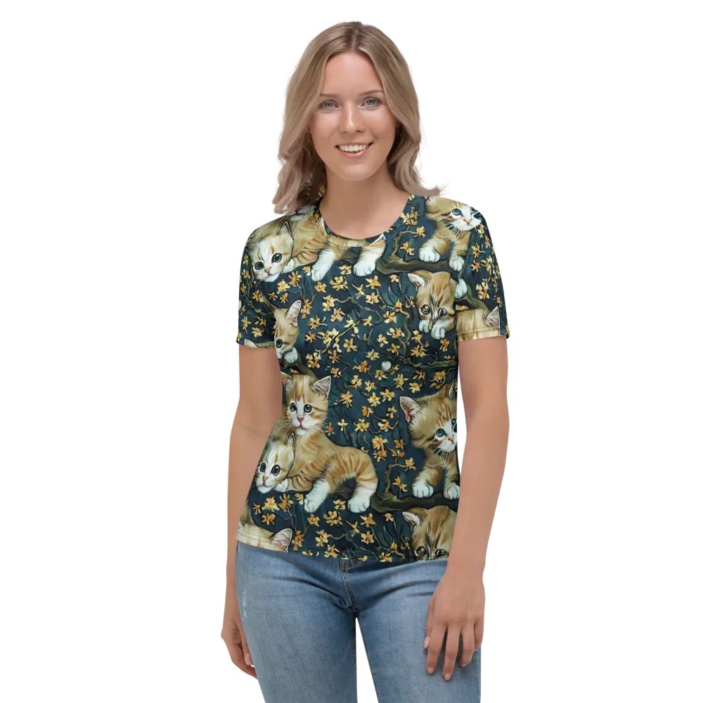 Psychedelic, Aries Moross on Women's Crew Neck T-Shirt — Front