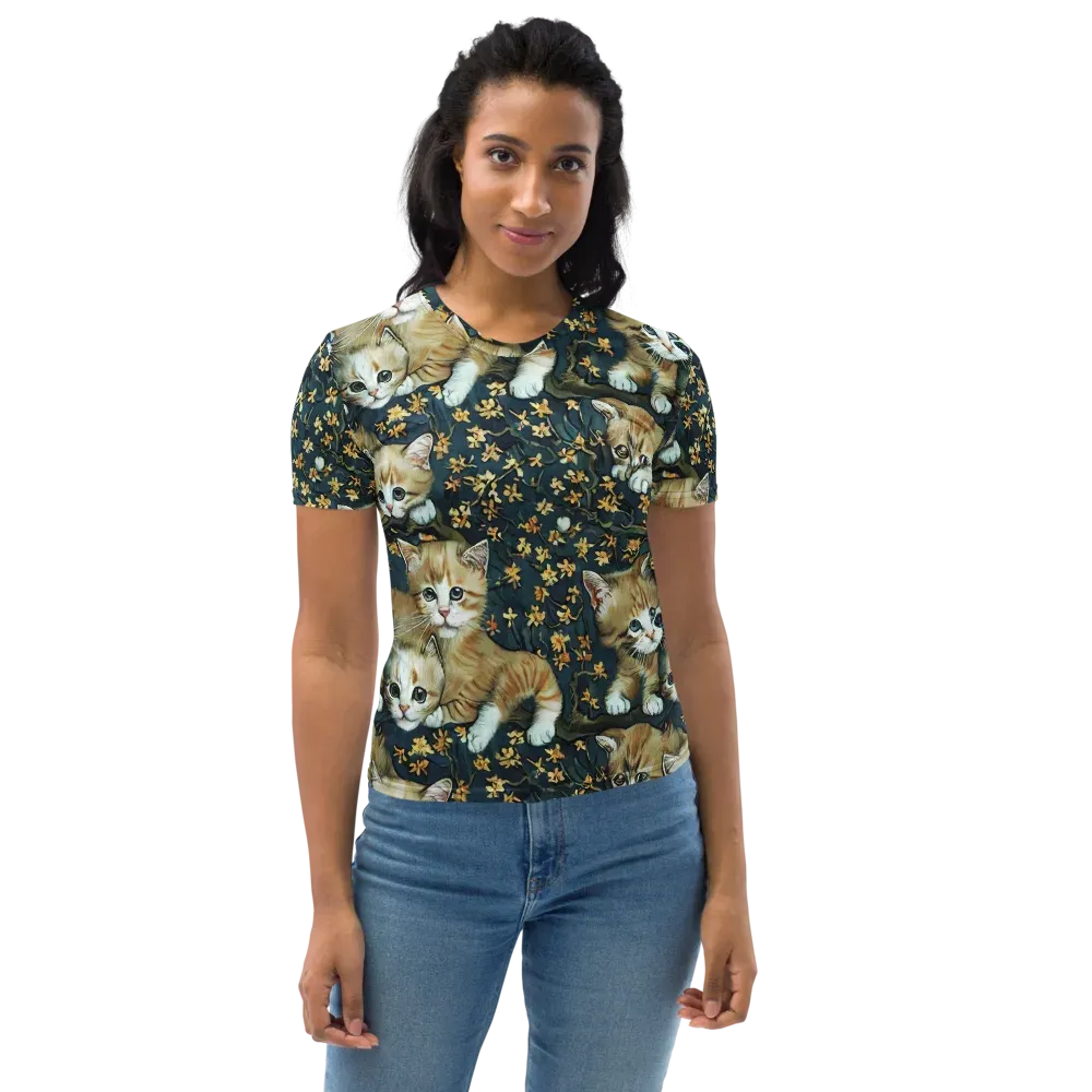 Psychedelic, Aries Moross on Women's Crew Neck T-Shirt — Front