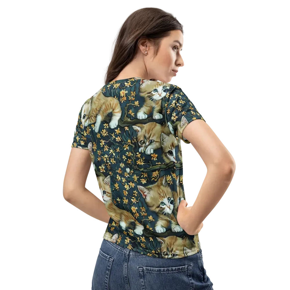 Psychedelic, Aries Moross on Women's Crew Neck T-Shirt — Back