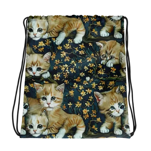 Psychedelic, Aries Moross on a Drawstring Bag