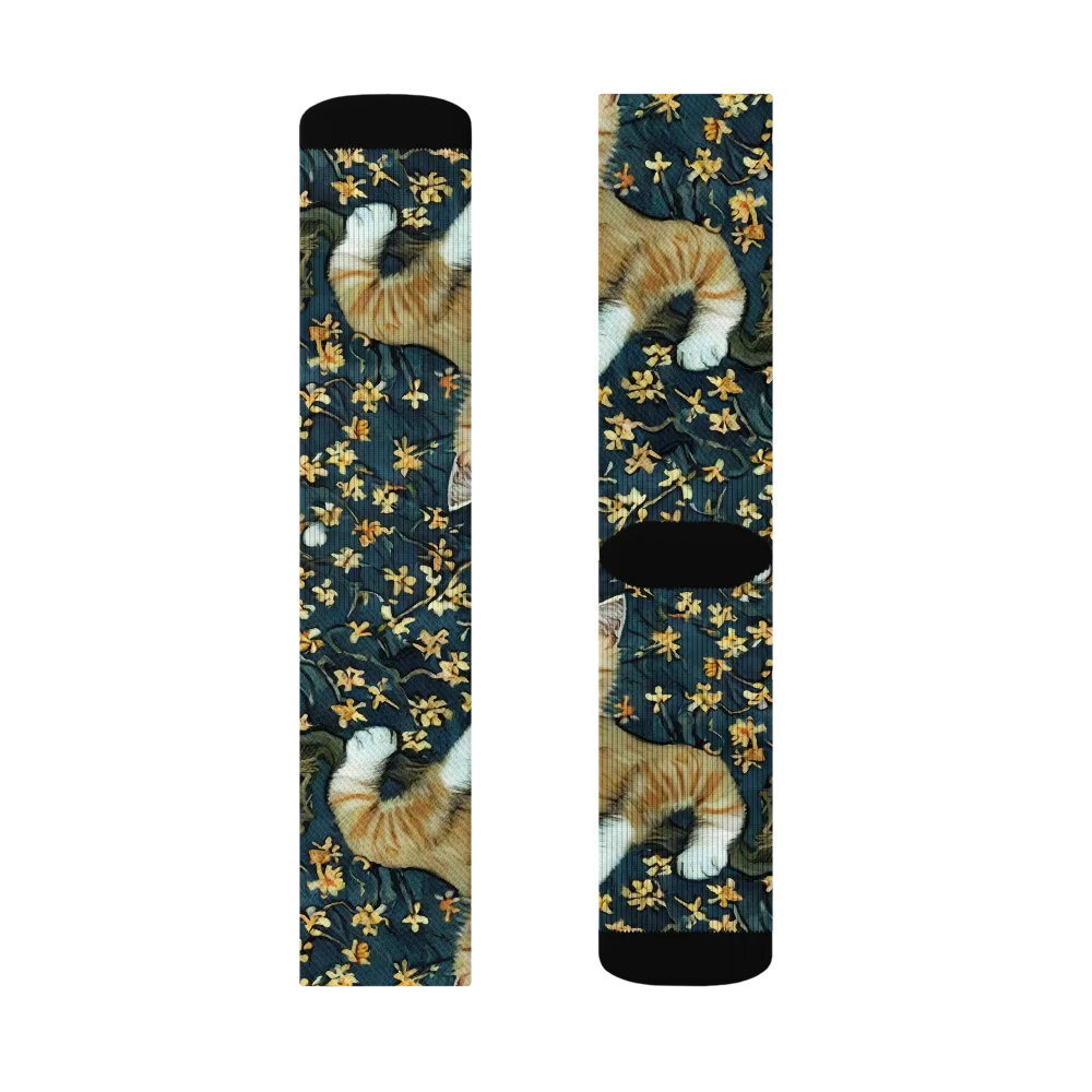 Psychedelic, Aries Moross on Socks — Left Sock