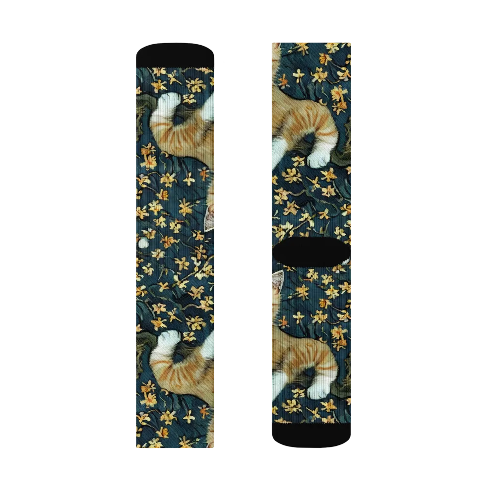 Psychedelic, Aries Moross on Socks — Right Sock