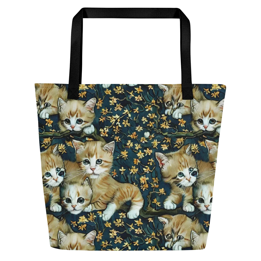 Psychedelic, Aries Moross on Large Tote Bag W/ Pocket — Front