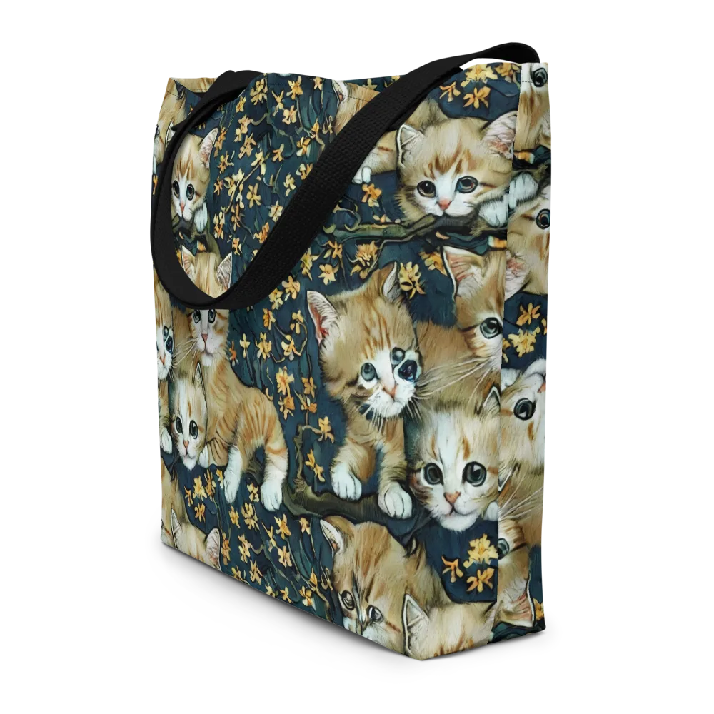 Psychedelic, Aries Moross on Large Tote Bag W/ Pocket — Front