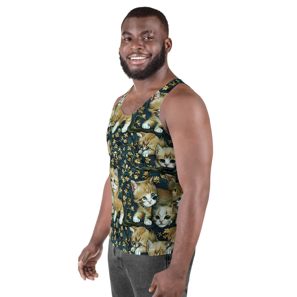 Psychedelic, Aries Moross on Men's Tank Top — Left Front