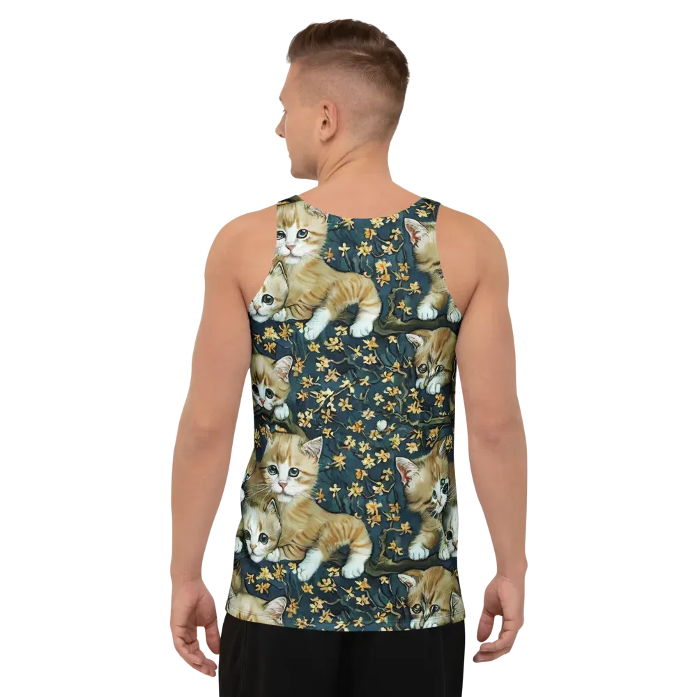 Psychedelic, Aries Moross on Men's Tank Top — Back