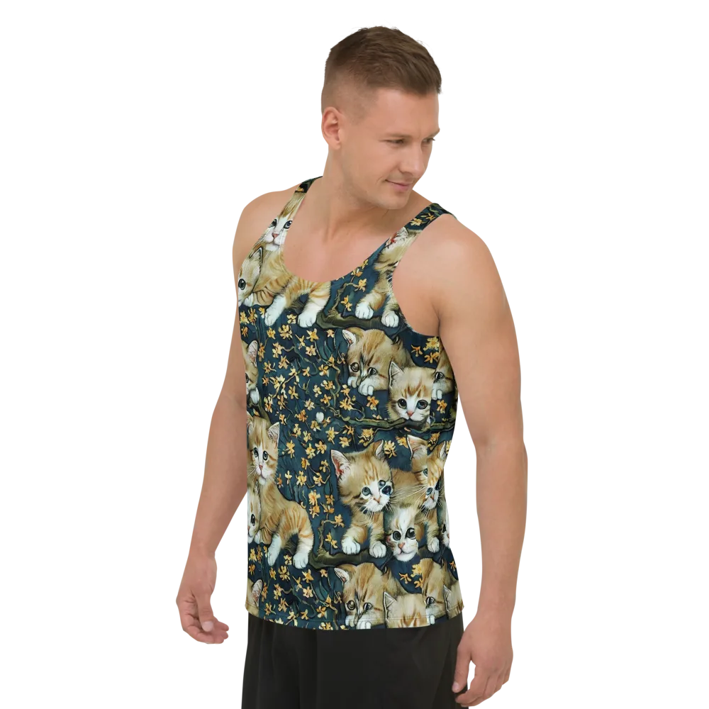 Psychedelic, Aries Moross on Men's Tank Top — Left Front