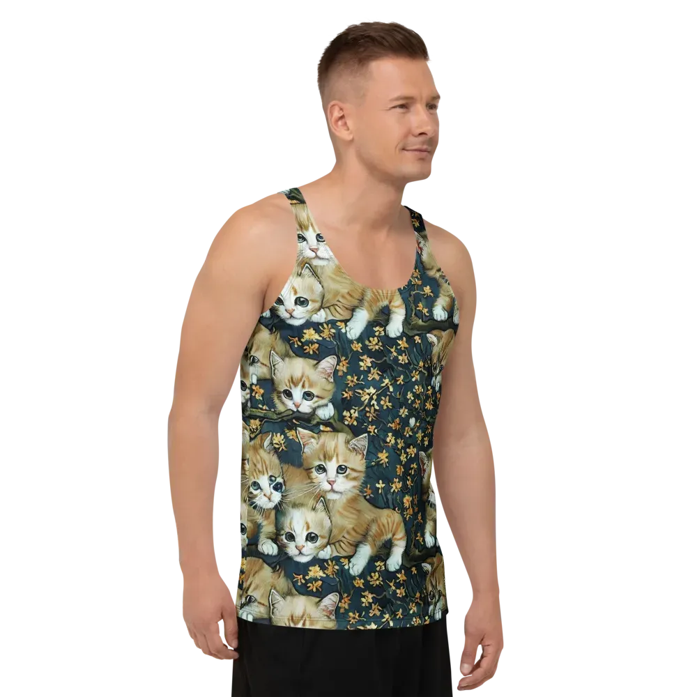 Psychedelic, Aries Moross on Men's Tank Top — Right Front