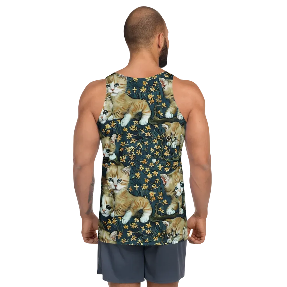 Psychedelic, Aries Moross on Men's Tank Top — Back
