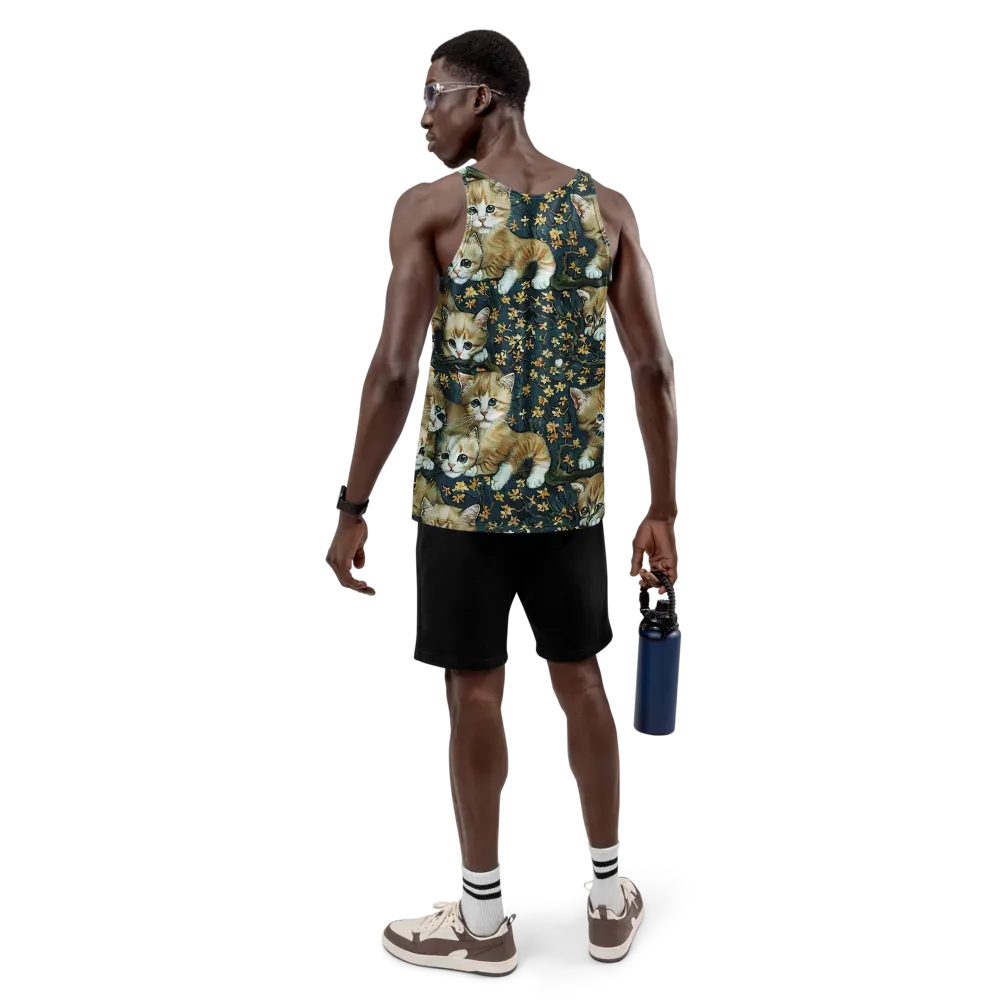 Psychedelic, Aries Moross on Men's Tank Top — Back