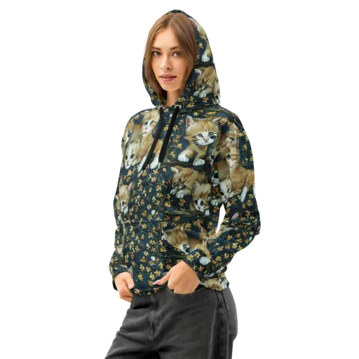 Psychedelic, Aries Moross on a Cotton Hoodie
